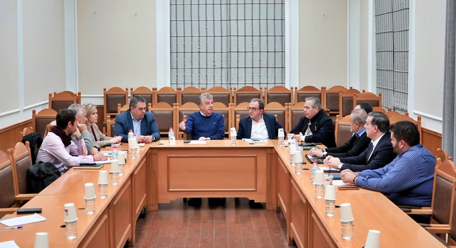 πρώτη συνάντηση εργασίας με τους θεματικούς Αντιπεριφερειάρχες