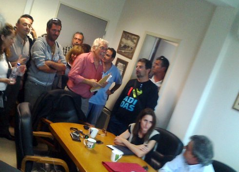 εργαζόμενοι κατάληψη