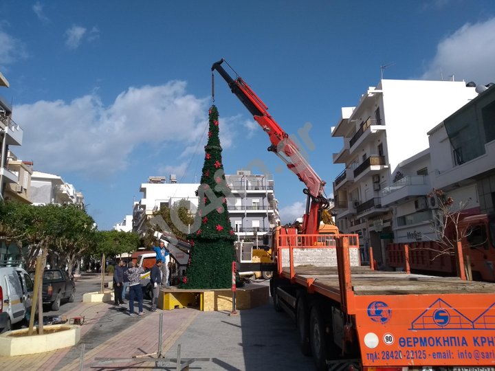 Το Χριστουγεννιάτικο δένδρο της Ιεράπετρας