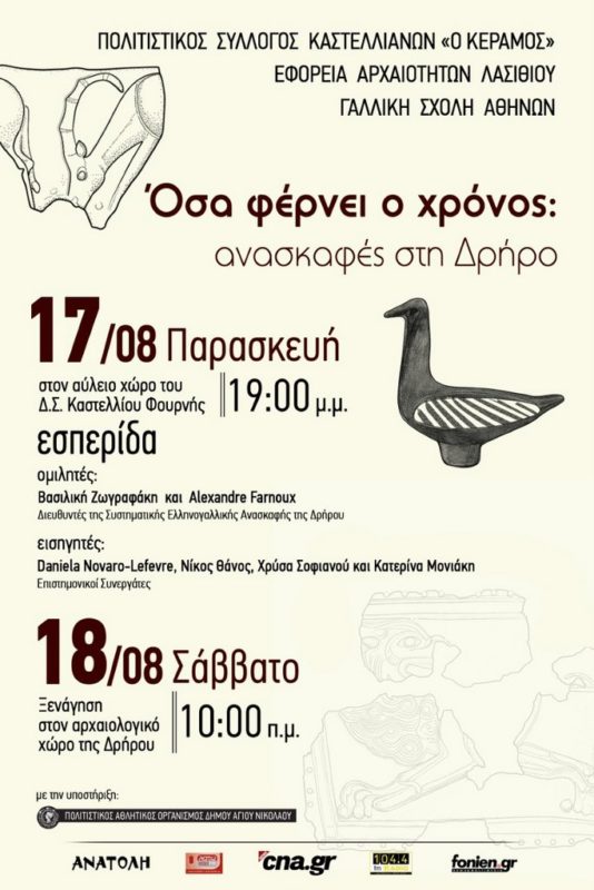 Όσα φέρνει ο χρόνος, ανασκαφές στη Δρήρο