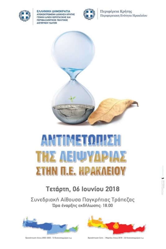 Αντιμετώπιση της λειψυδρίας στην ΠΕ Ηρακλείου