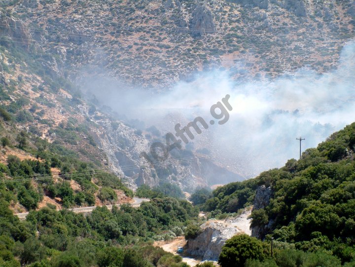Φωτιά στην Επισκοπή Ιεράπετρας