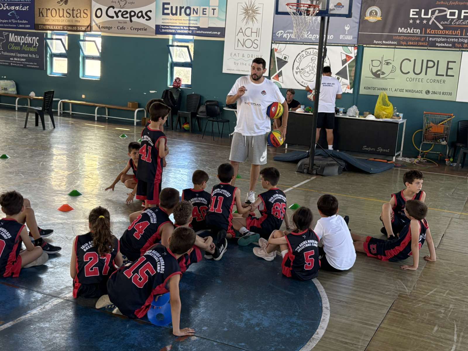 Με περισσότερα από 120 παιδιά το 16ο Agios Nikolaos Basketball Camp συνεχίζει δυναμικά
