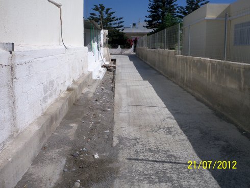 Αντιπλημμυρικές  pαρεμβάσεις στη Γρα Λυγιά 