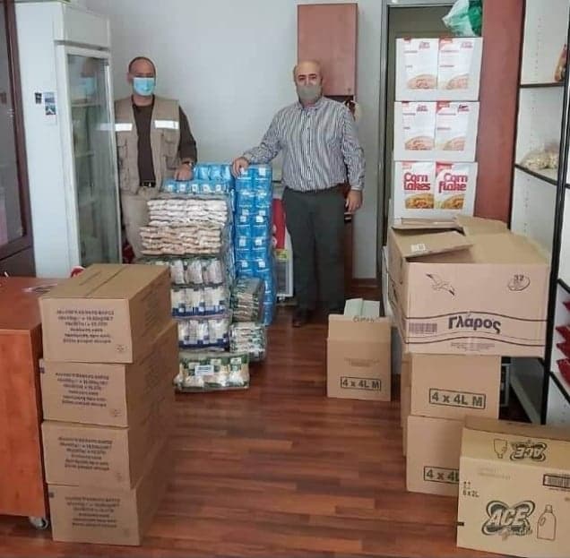 Ευχαριστήριο κοινωνικού παντοπωλείου στον ΑΟΑΝ