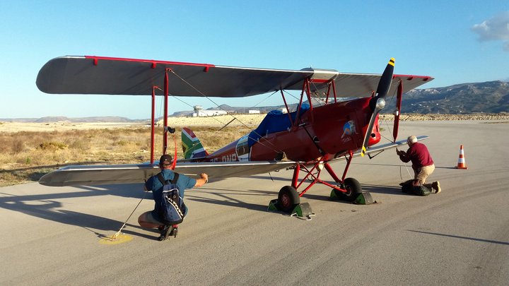 Vintage Air Rally, τα αεροσκάφη στη Σητεία