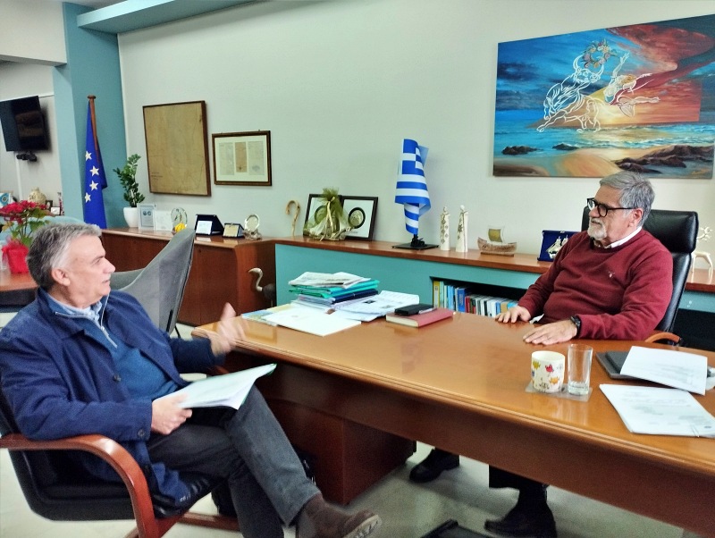 Συνάντηση με τον πρόεδρο της Αναπτυξιακής Εταιρείας “ΠΛΟΗΓΟΣ”