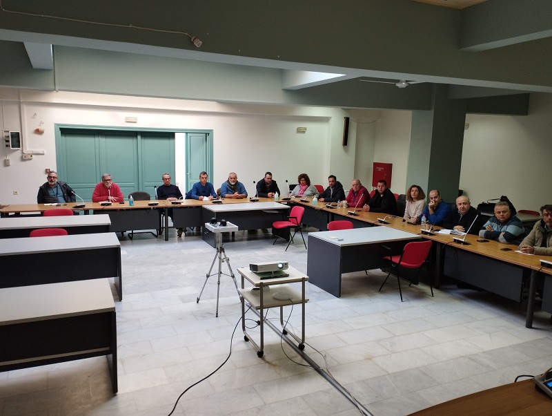 παρουσίαση των προμελετών για το 3ο Γυμνάσιο και το 2ο Λύκειο στη Μεσοράχη