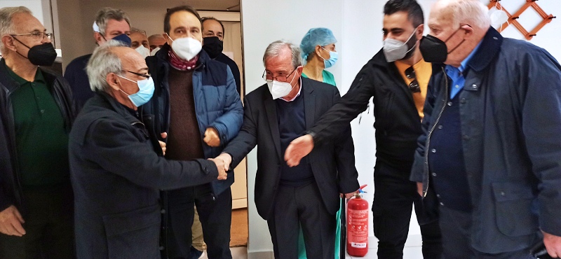 Ξενάγηση και τιμή στον καθηγητή - ξενοδόχο Παναγιώτη Σπανό