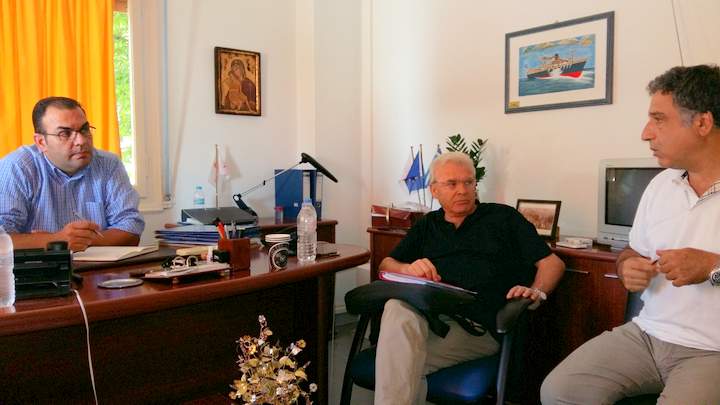 επισκέψεις Θραψανιώτη στα νοσοκομεία του νομού