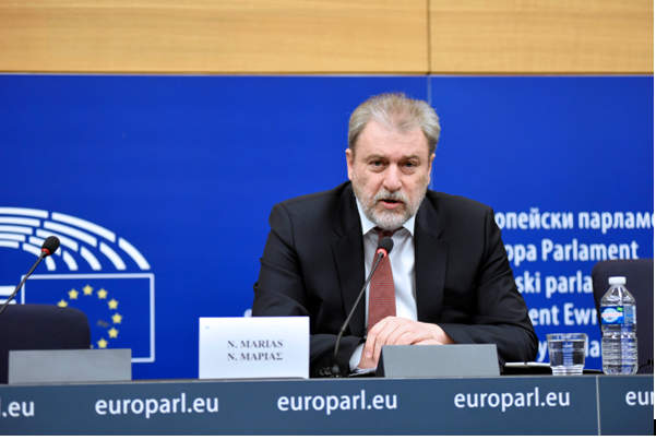 το κόμμα Ελλάδα ο άλλος δρόμος παρουσίασε ο Νότης Μαριάς
