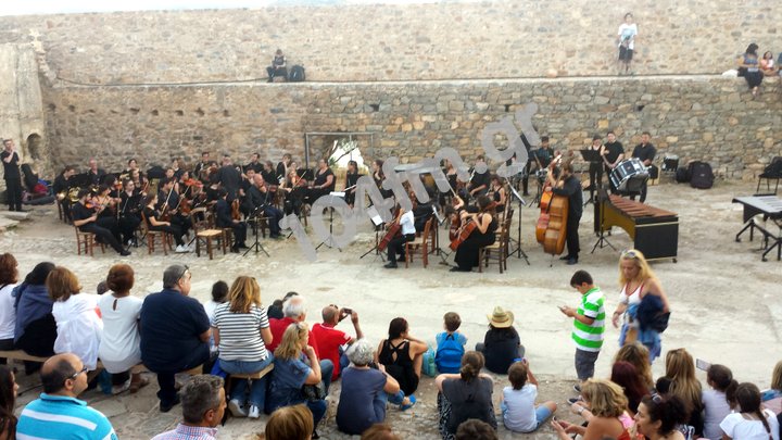 Συμφωνική Ορχήστρα Νέων Δήμου Ηρακλείου στη Σπιναλόγκα