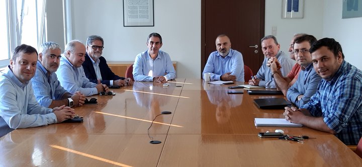 Συνάντηση με τον πρύτανη του Ελληνικού Μεσογειακού Πανεπιστημίου