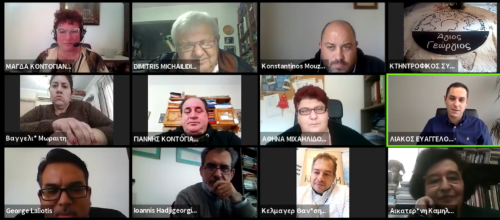 Ζεστές ελπιδοφόρες ευχές στην … παγωνιά
