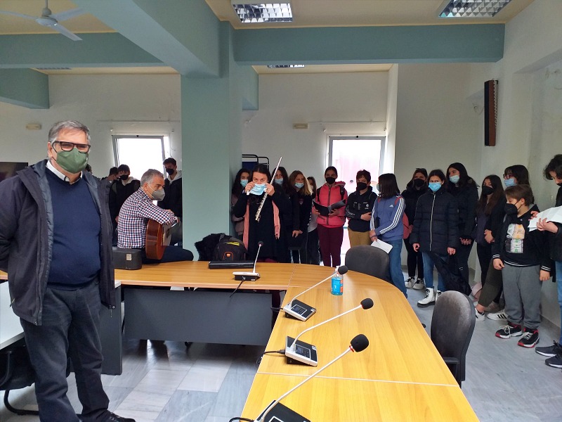 Επισκέψεις του Μουσικού Γυμνασίου Λασιθίου στον Άγιο Νικόλαο