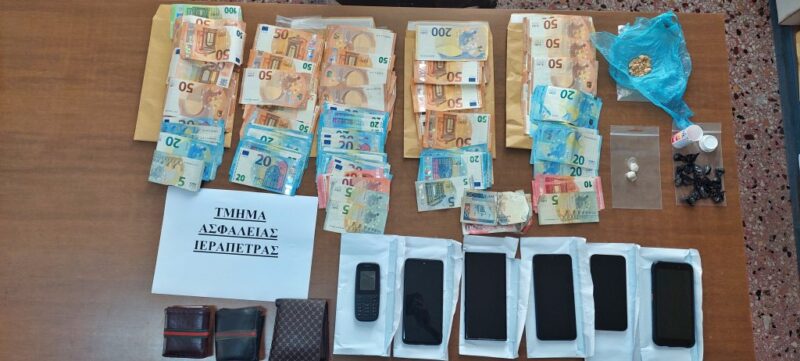 Συνελήφθησαν, πέντε αλλοδαποί για κατοχή και διακίνηση ναρκωτικών ουσιών, στην Ιεράπετρα