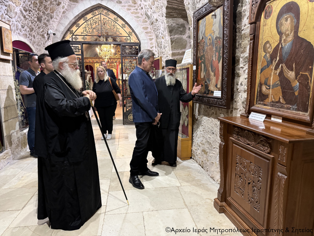Ο Αρχηγός ΓΕΑ Αντιπτέραρχος Δημοσθένης Γρηγοριάδης επισκέφτηκε την Ιερά Μονή Τοπλού