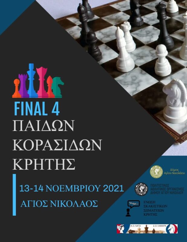 Σκακιστικό Final 4 παίδων, κορασίδων Κρήτης