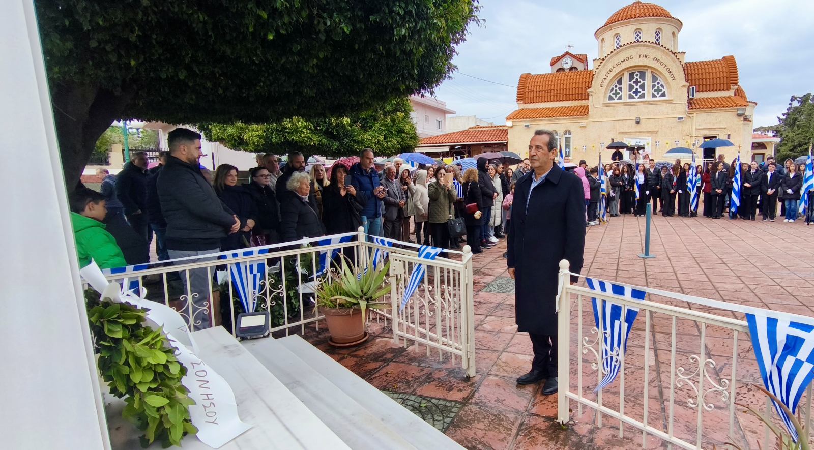 Ο Δήμος Χερσονήσου τίμησε την Εθνική Επέτειο της 25ης Μαρτίου