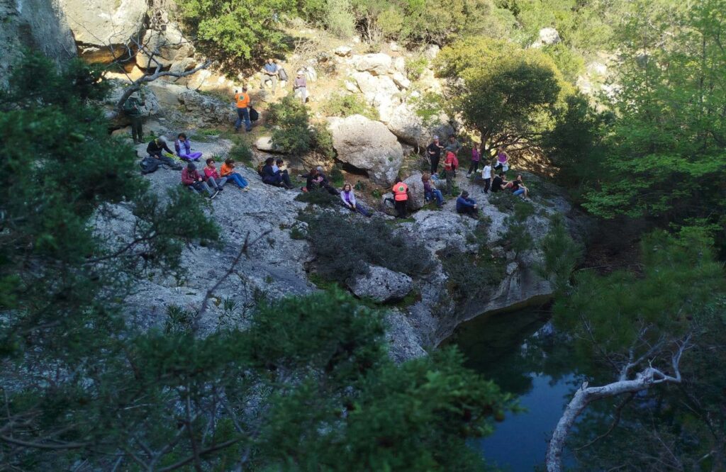 Πύργος Καλού Χωριού, φαράγγι Κατσικαντάρας, Πρίνα