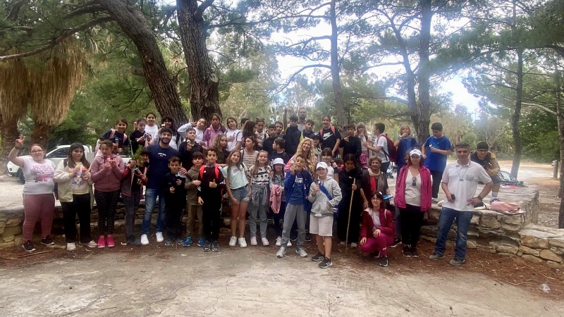 Εκπαιδευτική εκδρομή της Ε’ τάξης σε μια βιωματική δράση με το ΚΕΠΕΑ ΙΕΡΑΠΕΤΡΑΣ στο δασάκι του Κουτσουρά την Τετάρτη 24 Μαΐου 2023. 