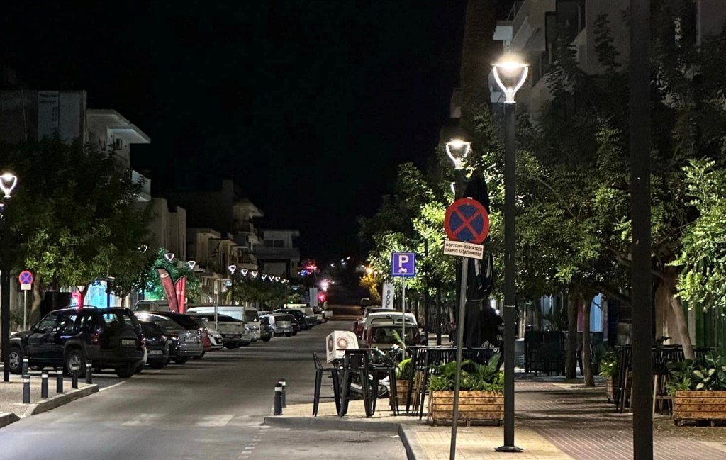 Τα πρώτα εκατό έξυπνα φωτιστικά στην Ιεράπετρα