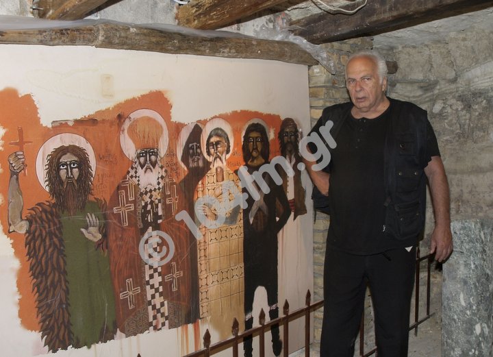 Νίκος Κούνδουρος, εκκλησάκι της λίμνης τελευταίες πινελιές