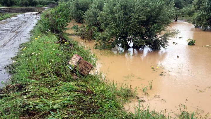 Προβλήματα από τις βροχοπτώσεις στην ανατολική Κρήτη
