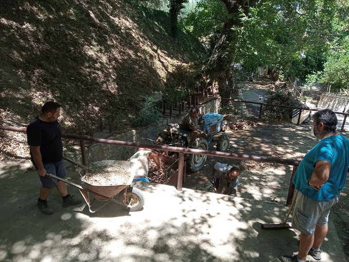 δράσεις καθαρισμού από τον Πολιτιστικό Σύλλογο Παρασπορίου