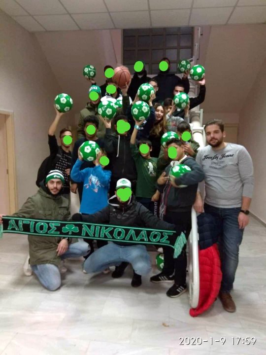 λέσχη φιλάθλων Παναθηναϊκού Αγίου Νικολάου, ραντεβού με την αλληλεγγύη