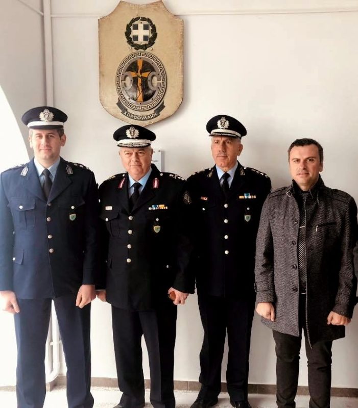 η Ένωση αξιωματικών στα εγκαίνια του Αστυνομικού Σταθμού Μακρύ Γιαλού