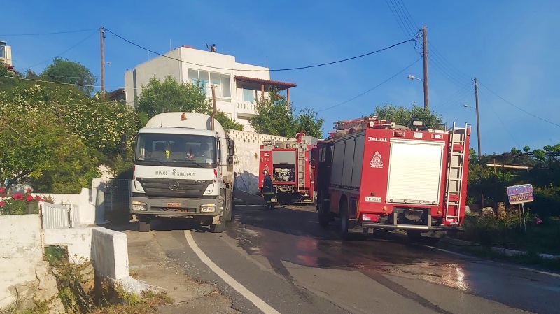 Όχι εύφλεκτα υλικά στους κάδους απορριμμάτων