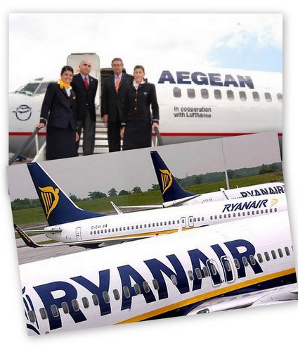 Aegean Lufthansa Rynair