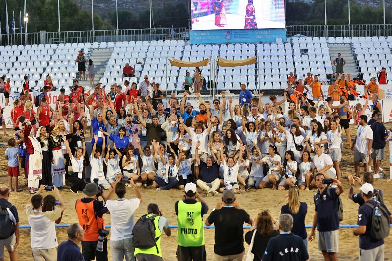 H ιστορία έκανε στάση στο Karteros Beach Sports Center, πρωταθλήτριες κόσμου Κροατία και Γερμανία