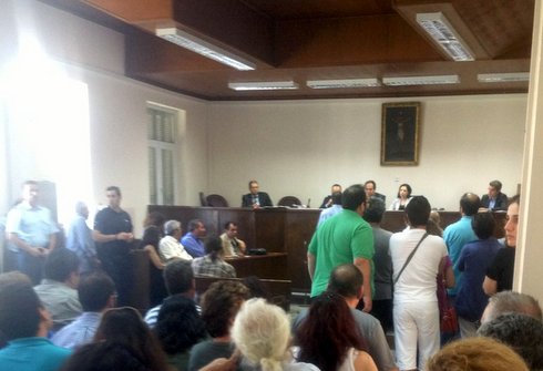 αίθουσα δικαστηρίου στη Νεάπολη