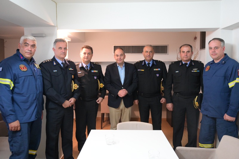 ο Συντονιστής των πυροσβεστικών υπηρεσιών στο Λασίθι