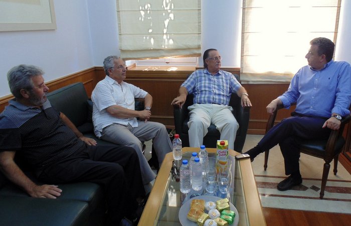 από τη συνάντηση στη Περιφέρεια,
