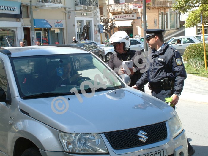 Εντατικοί τροχονομικοί έλεγχοι πραγματοποιούνται στην Περιφέρεια της Κρήτης
