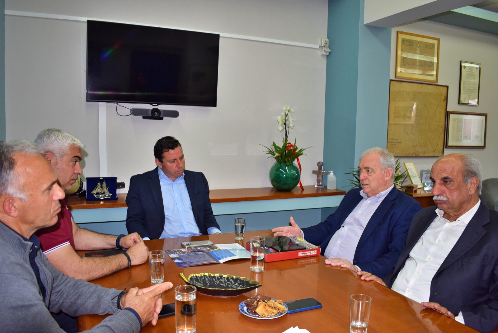 Συνάντηση εργασίας εν όψει της άσκησης «ΜΙΝΩΑΣ 2024», Λέκκα παρόντος