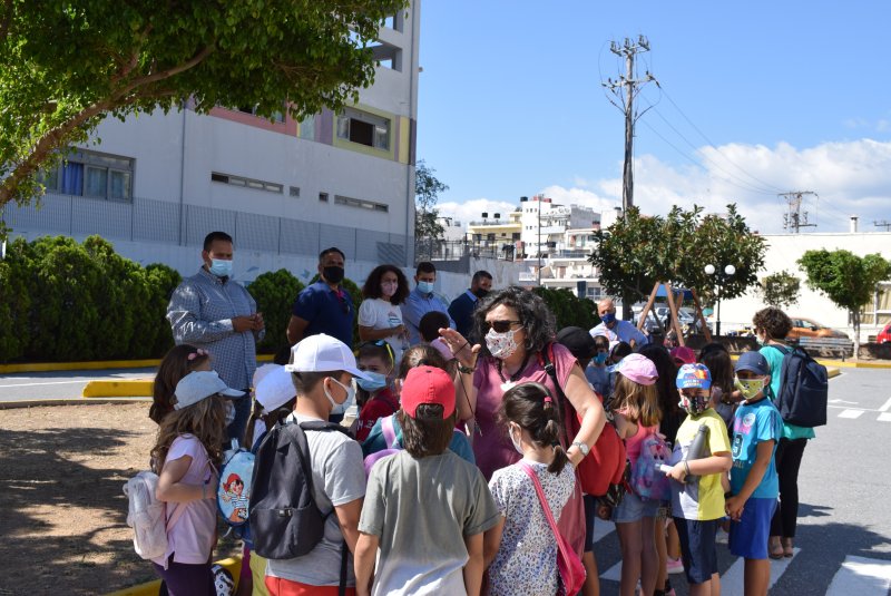 Κυκλοφοριακή Αγωγή για τους μαθητές των Δημοτικών Σχολείων Αγίου Νικολάου