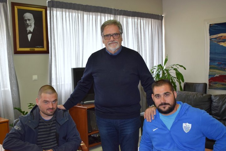 Με τον Μανώλη Στεφανουδάκη συναντήθηκε ο δήμαρχος Αγίου Νικολάου