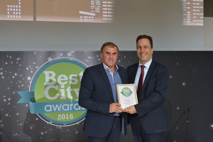 Best City Awards 2016, τα βραβεία, απονομή