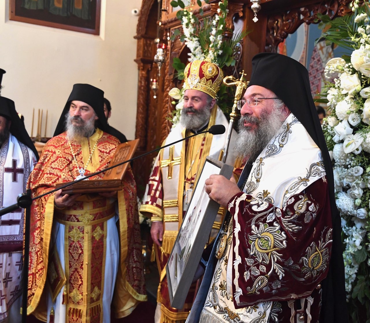 Τα Ιερά Λείψανα των Αγίων Τεσσάρων Νεομαρτύρων στην Μελβούρνη της Αυστραλίας.