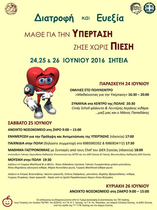 μάθε για την υπέρταση ζήσε χωρίς πίεση