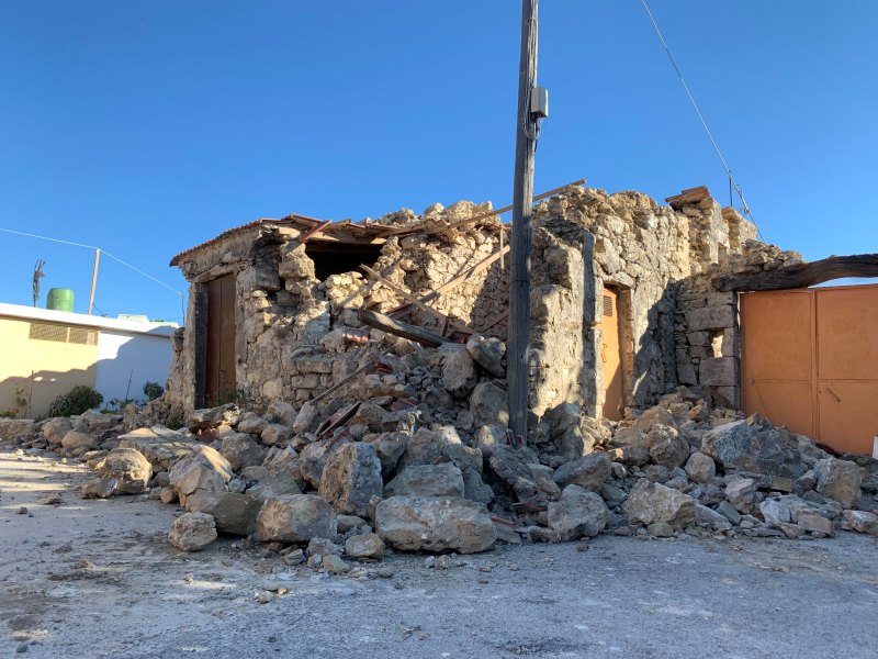 Καταγραφή ζημιών από την πρόσφατη σεισμική δραστηριότητα σε επιχειρήσεις στην Περιφερειακή Ενότητα Λασιθίου