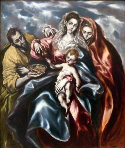 El Greco La Sagrada Familia