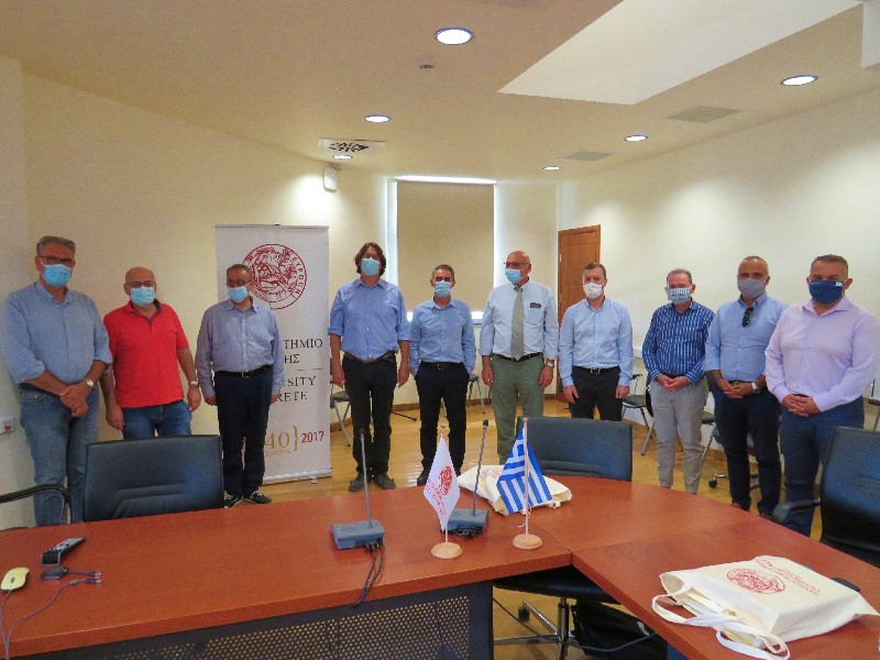 Επίσκεψη ΕΛ.ΜΕ.ΠΑ. στο Πανεπιστήμιο Κρήτης