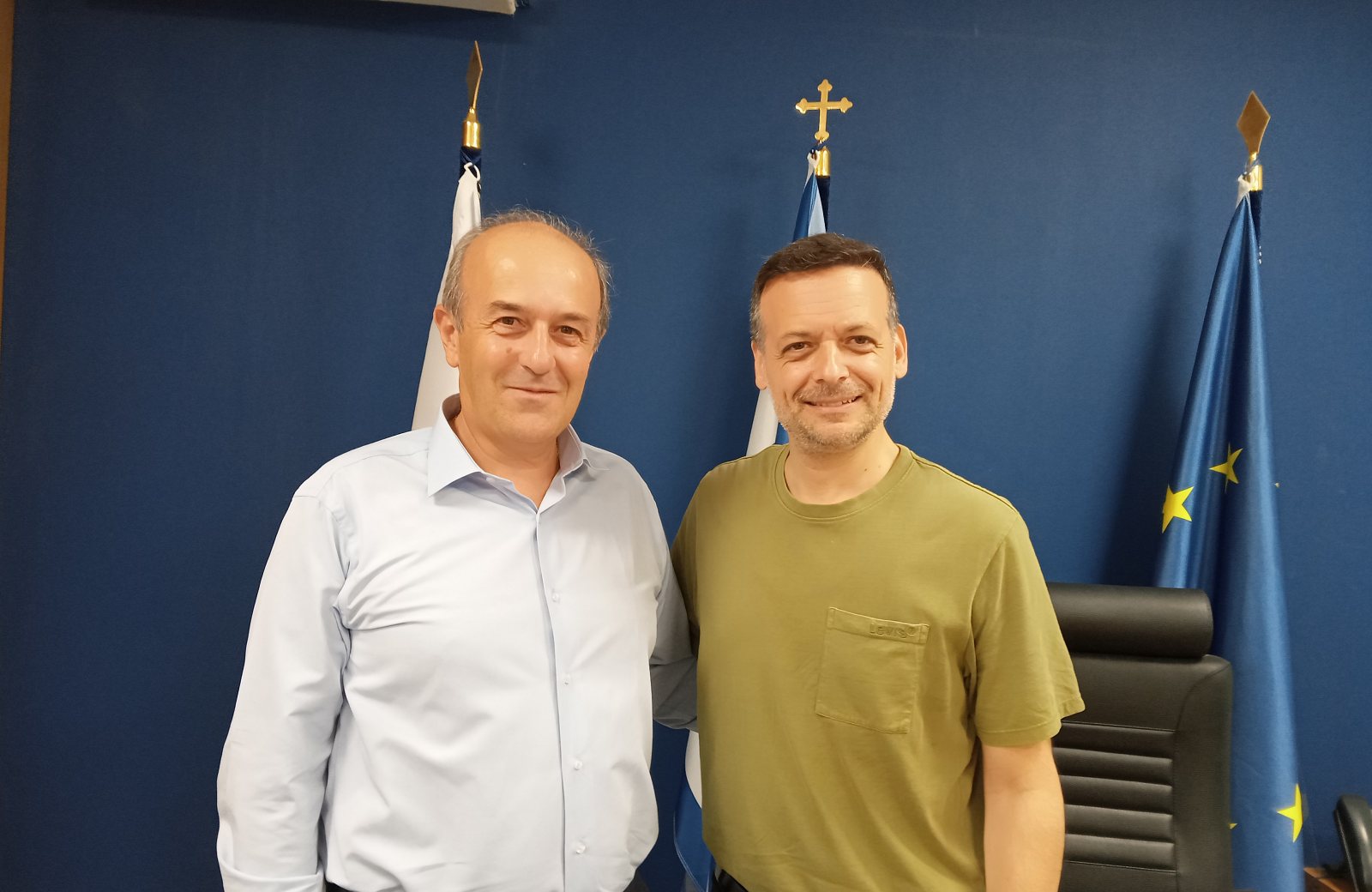 Συνάντηση δημάρχου Αθηναίων με τον δήμαρχο Ιεράπετρας