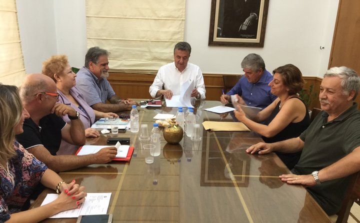 Αθλητικές υποδομές σε όλη την Κρήτη από τη Περιφέρεια