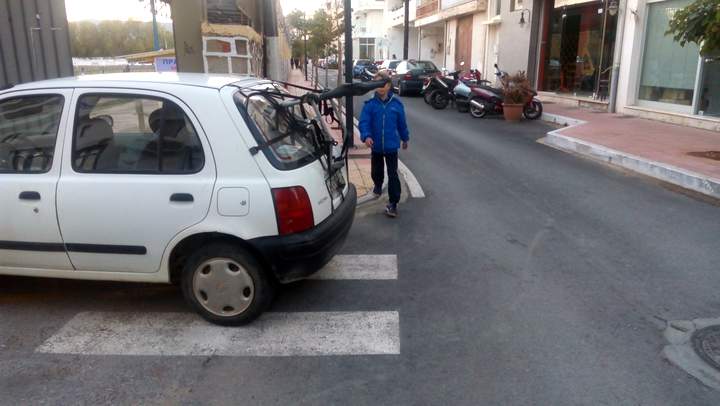 Σχάρα μεταφοράς ποδηλάτων, εν δυνάμει κίνδυνος